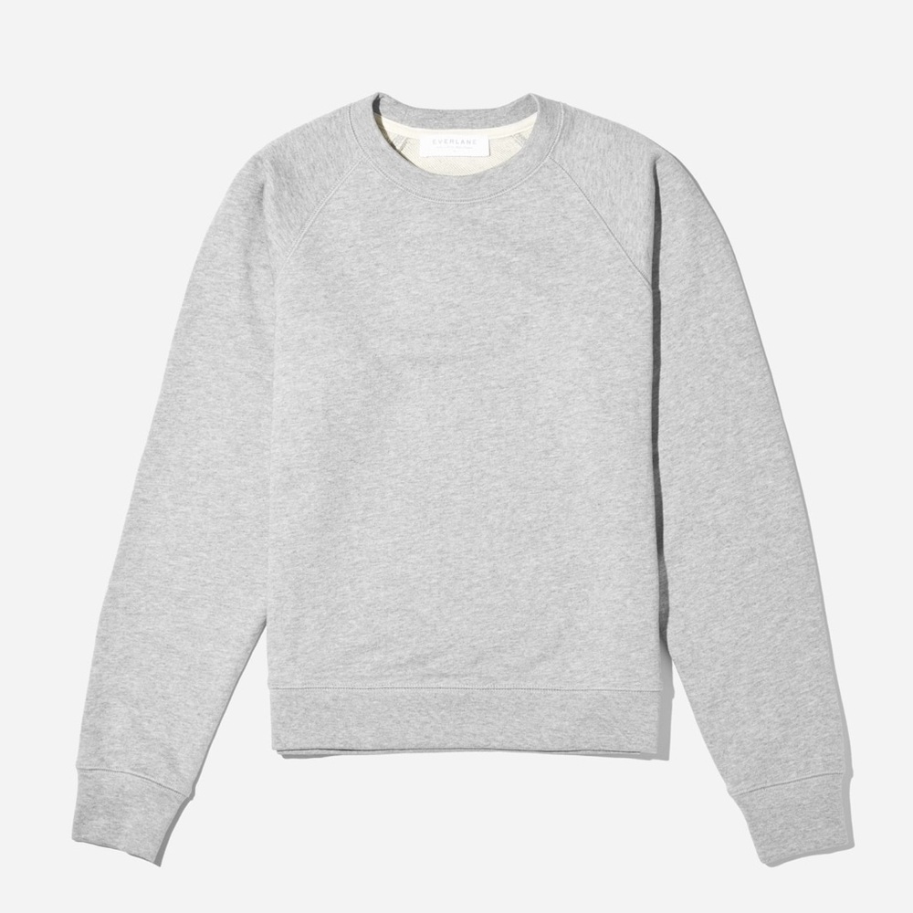 Everlane The Slim Classic French Terry Crew Size M - Picture 10 of 10